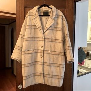 Levi’s Wool Cream Plaid Jacket
